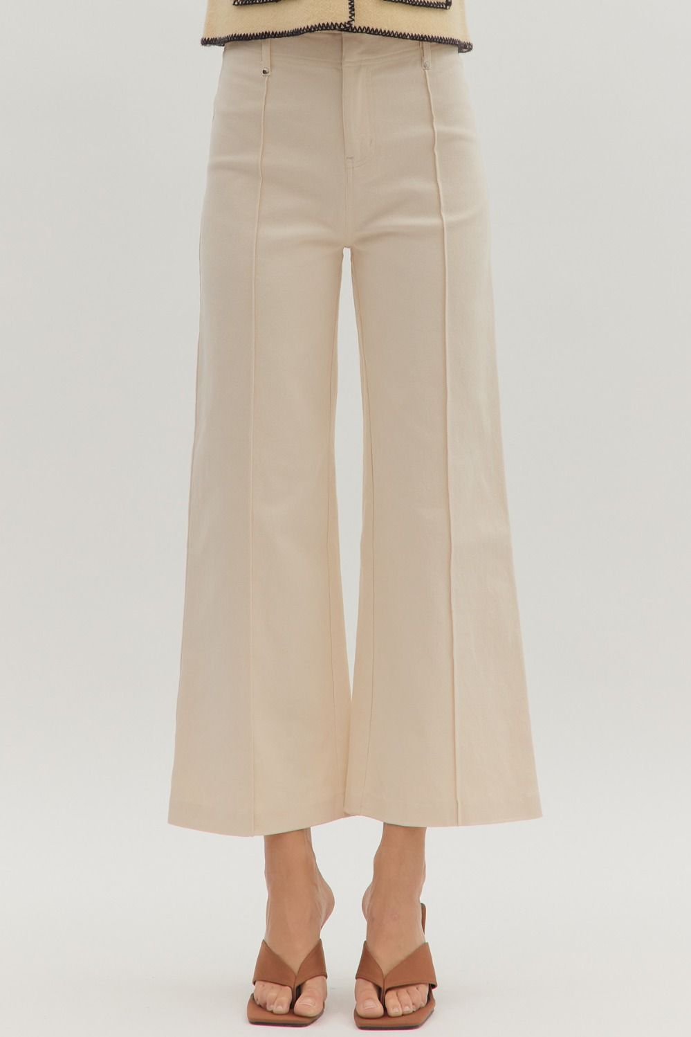 The Collins Pant-Ecru
