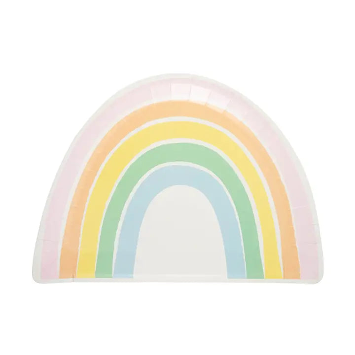 Pastel Rainbow Shaped Plate