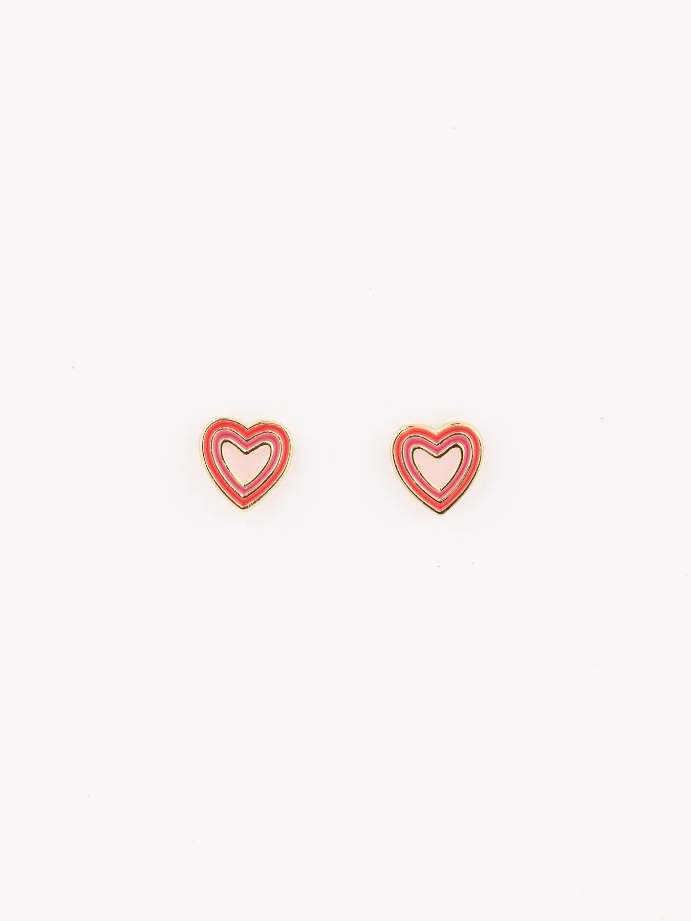 MM Girl Earrings-Red Heart