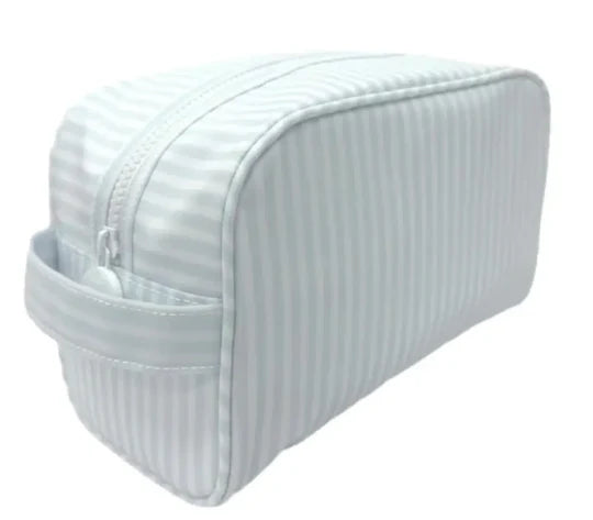 Stowaway Toiletry Bag Pimlico Striped Blue