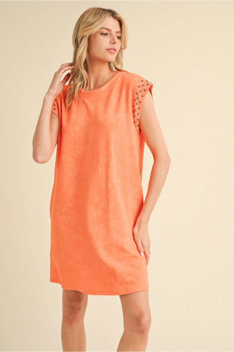 The Jana Shirt Dress in Orange