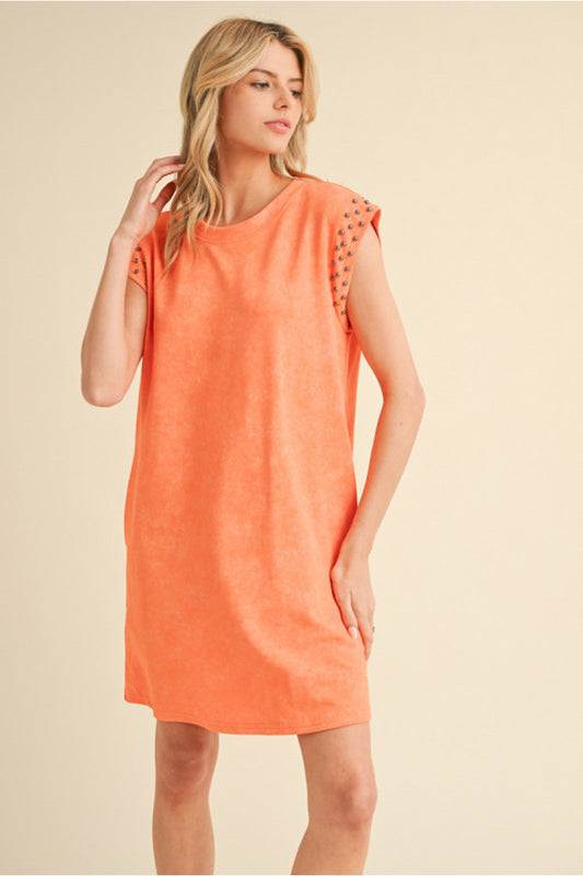 The Jana Shirt Dress in Orange