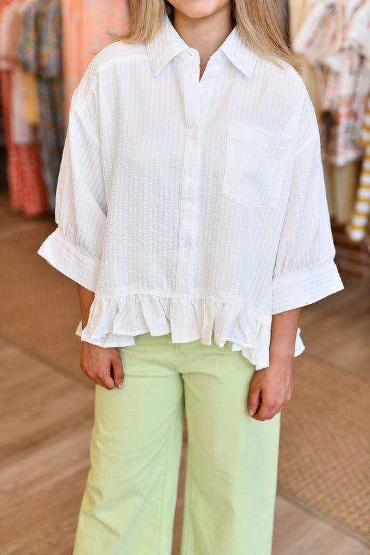 The Hampton Top in White