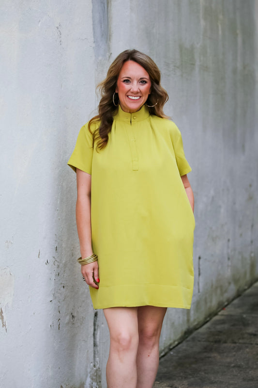 The Lime Estate Shift Dress