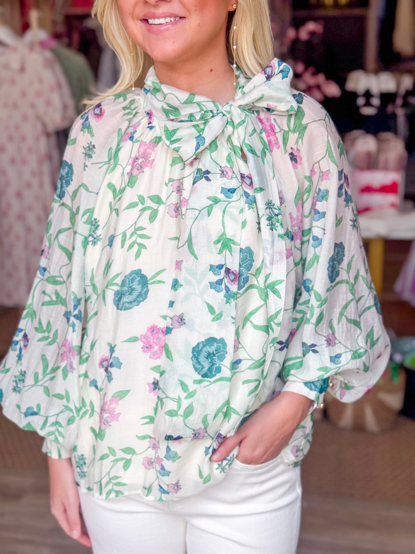 Spring Fling Floral Top