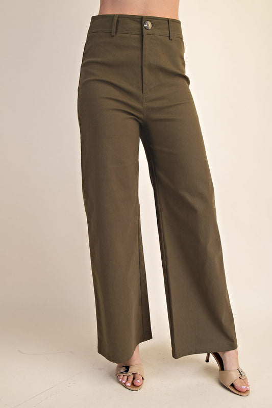 The Harlow Pant-Olive