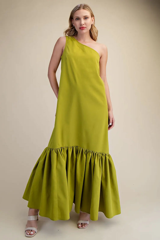 The Charleston Maxi in Lime