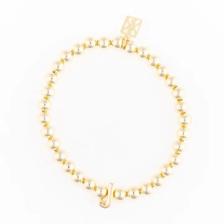 Meredith Initial Bracelet-J