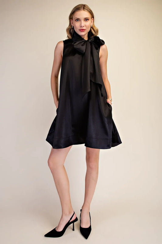The Bow Dress in Black