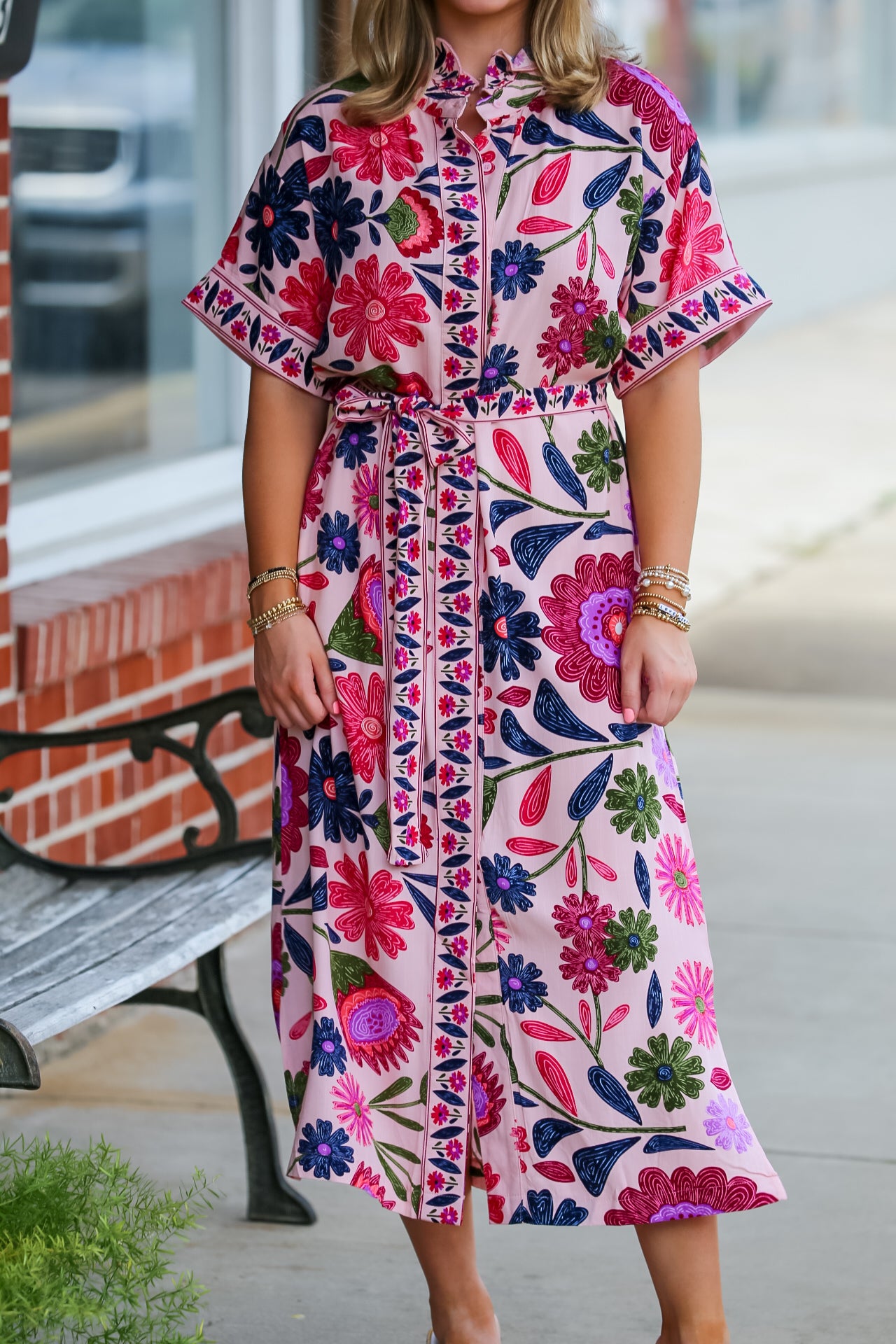 Blooming Beauty Midi in Pink