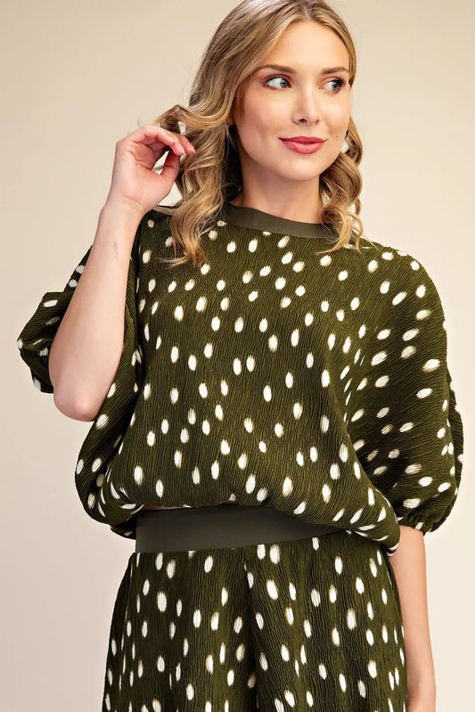 The Greenlight Top in Olive