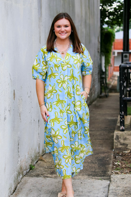 Coastal Bloom Midi