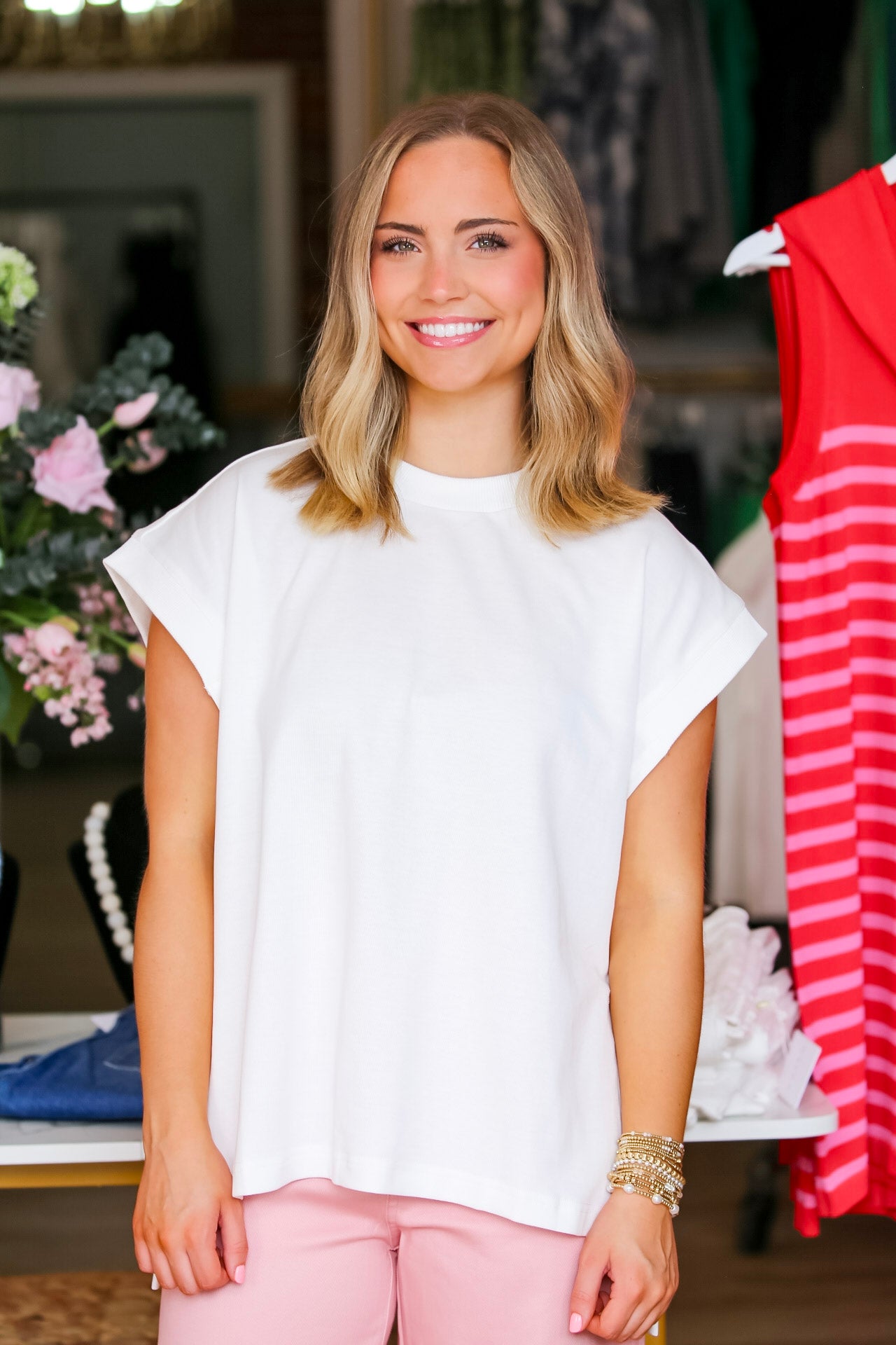 Everyday Pullover Top in Ivory