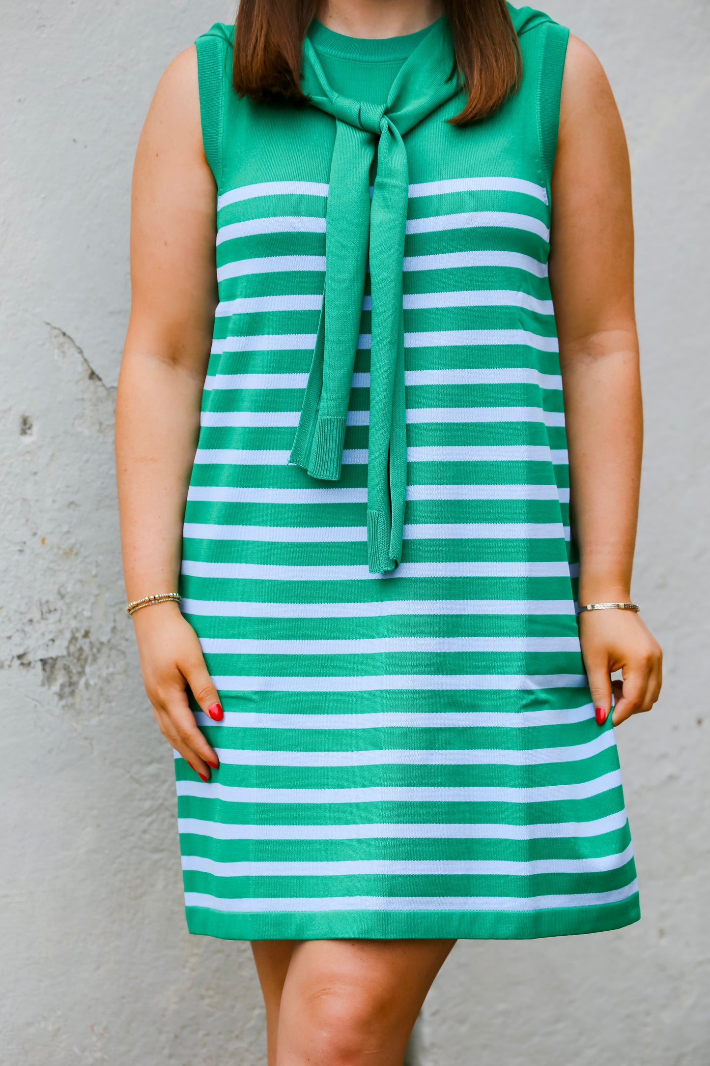 The Fairway Stripe Mini in Green