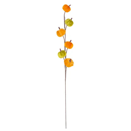 Pumpkin Stem Orange/Green/Gold 24"