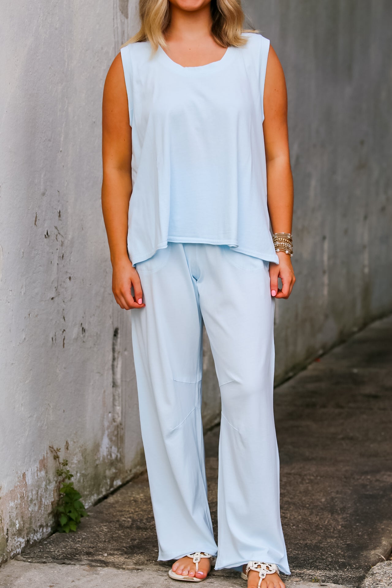 Cotton Barrel Set in Candy Blue