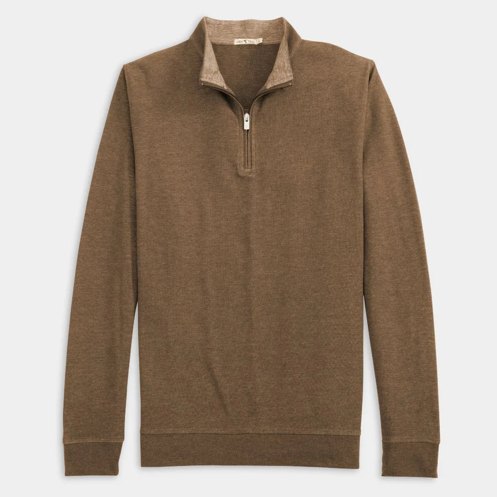 GenTeal Cigar Cotton/Modal Quarter-Zip