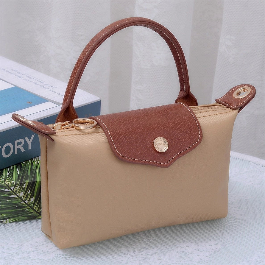 Penny Nylon Mini Crossbody Bag in Fawn