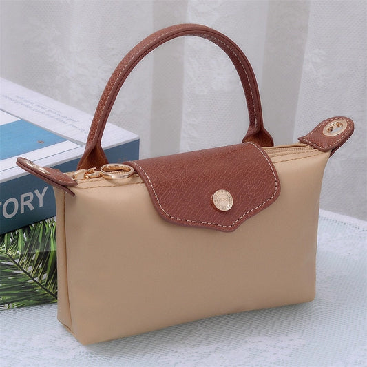 Penny Nylon Mini Crossbody Bag in Fawn