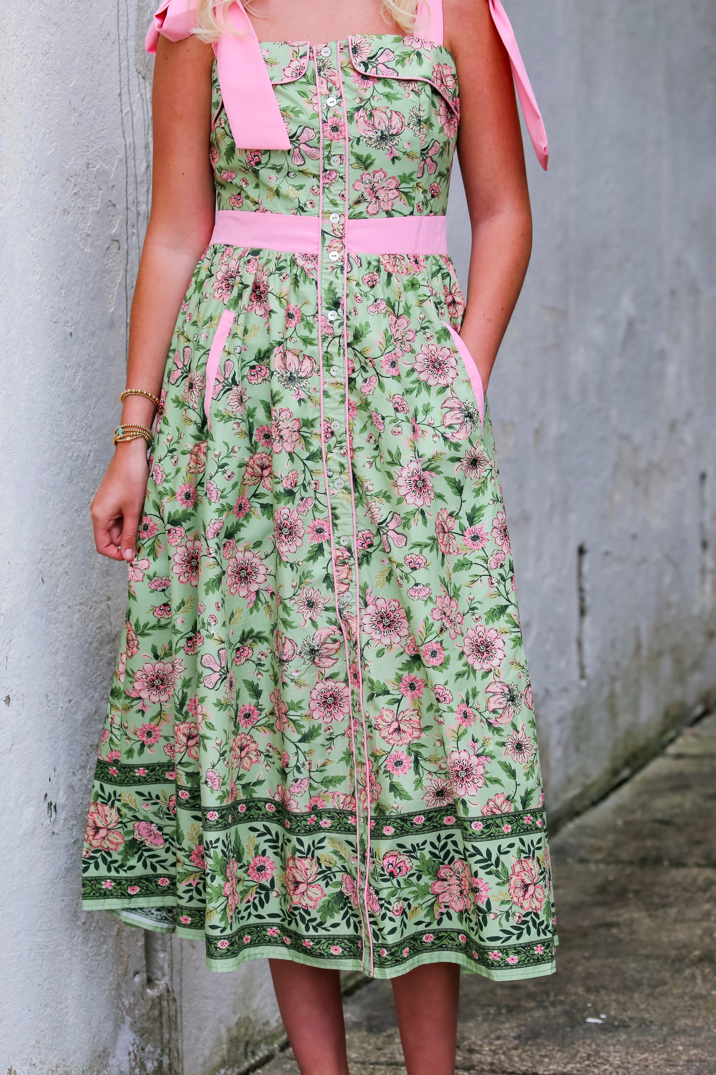 Petal & Pink Bow Midi