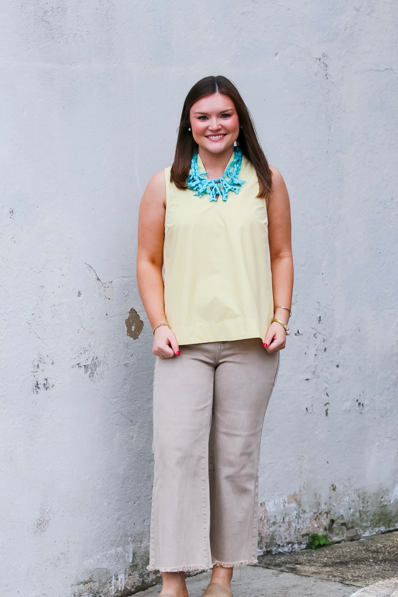 The Ella Everyday Top in Lemon
