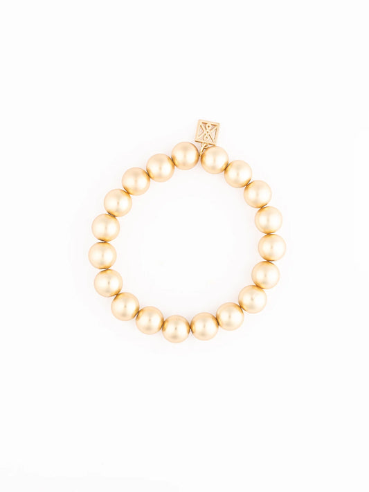 Christi Bracelet | Brushed Gold 10mm