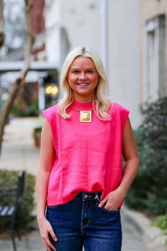 The Signature Knit-Pink