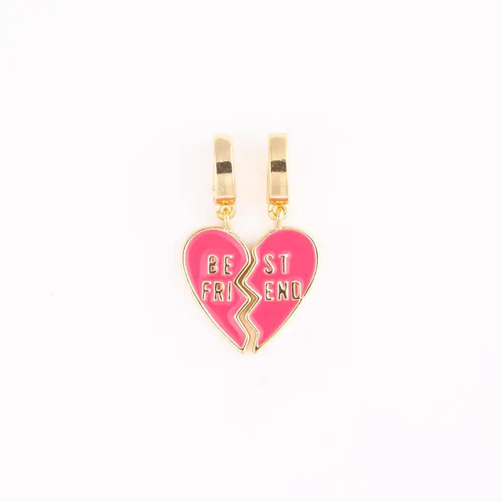 Charm Pink Heart Friends