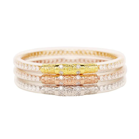 Three Queens All Weather Bangles® (AWB®) - Clear Crystal