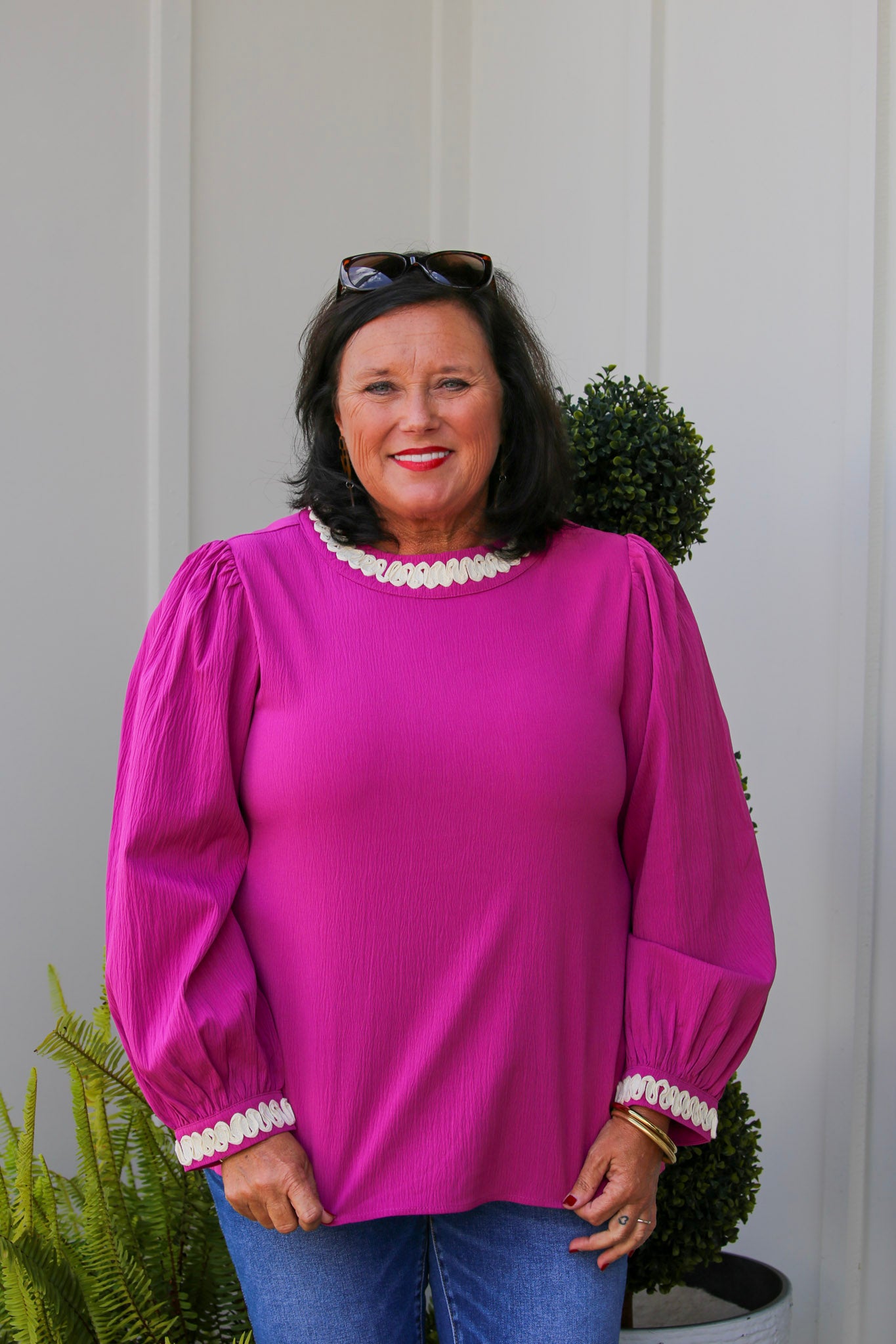 The Eloise Trim Blouse