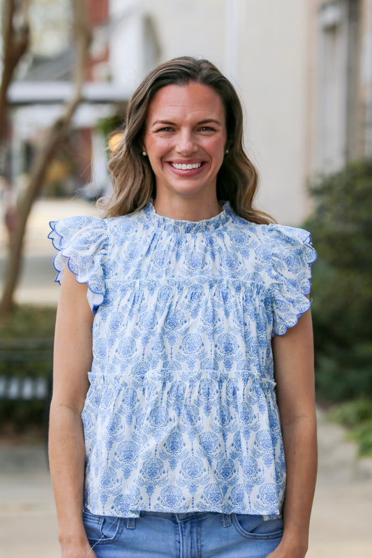 The Willow Floral Top