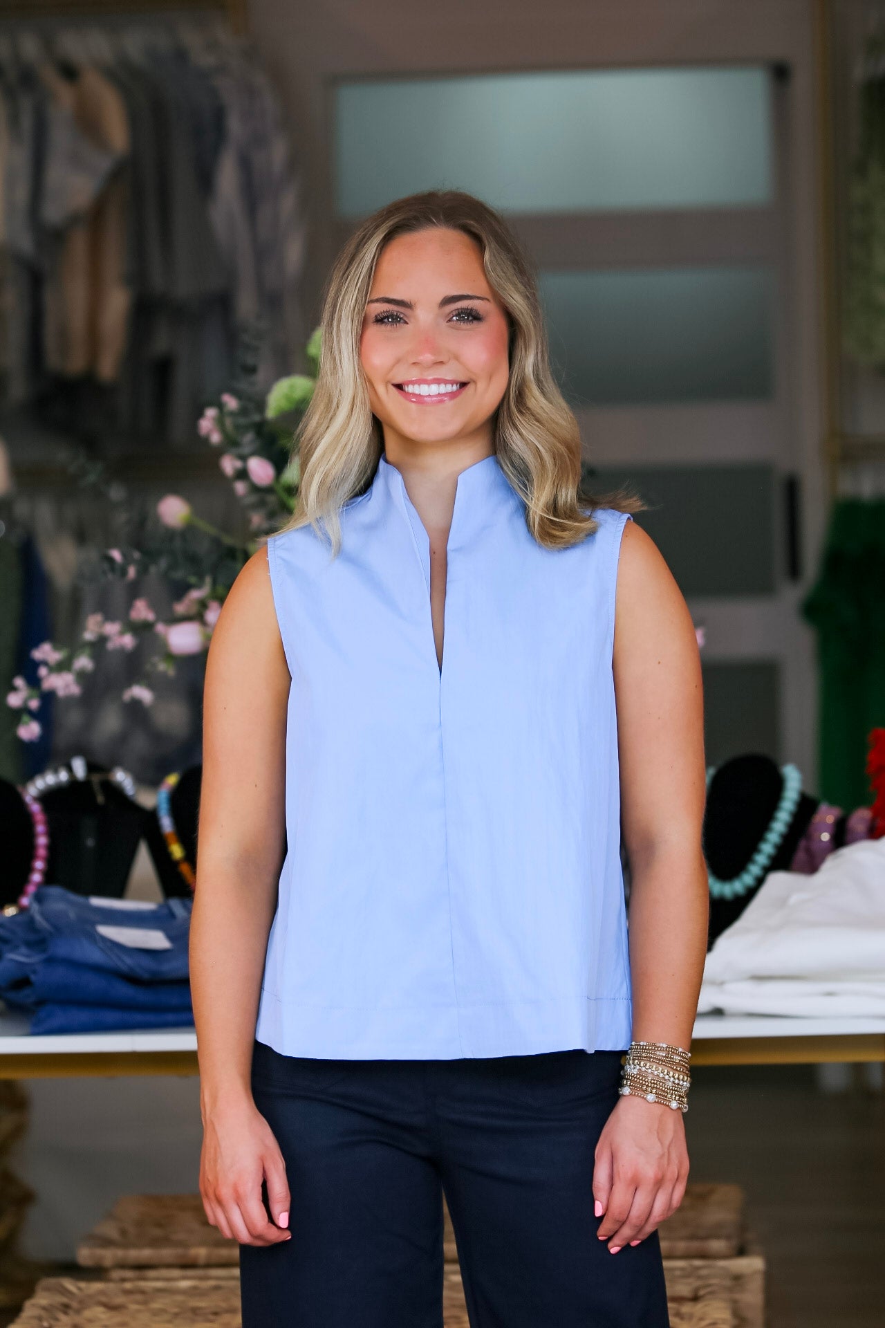 Everyday Chic Top in Blue