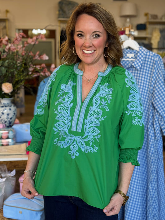 The Palm Beach Top-Green