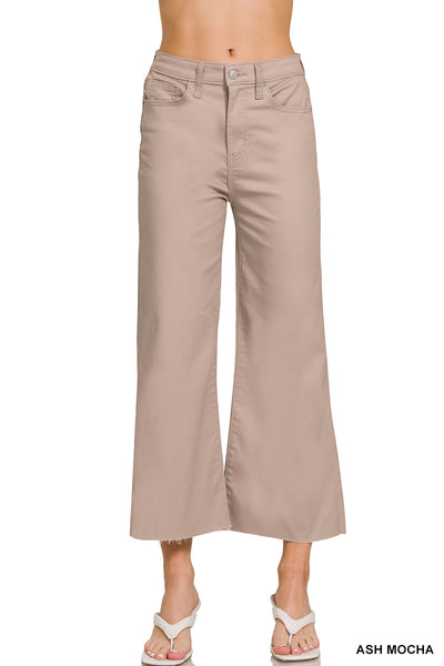 The Ava Cropped Flare in Beige