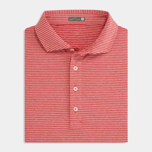 Davis Performance Polo in Crimson