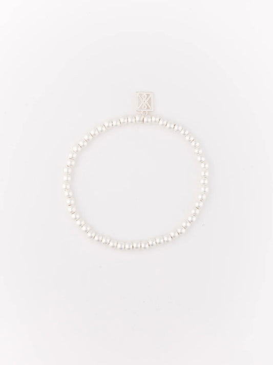 Kinsley Bracelet | Brushed Silver 4mm