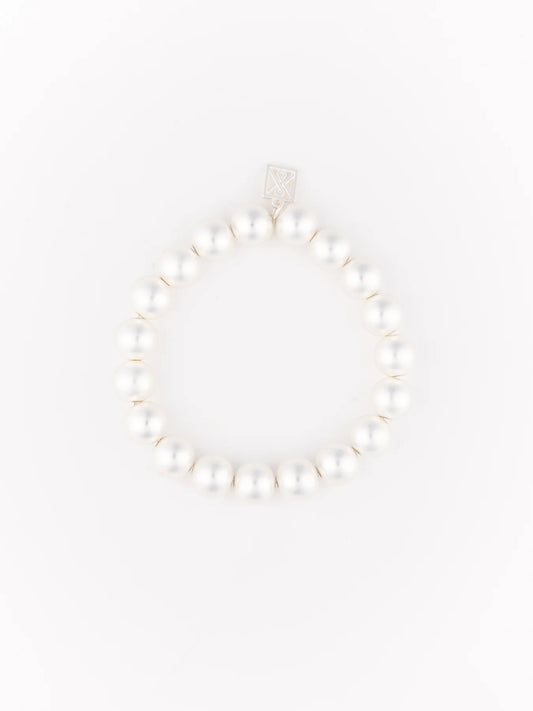 Christi Bracelet | Brushed Silver 10mm