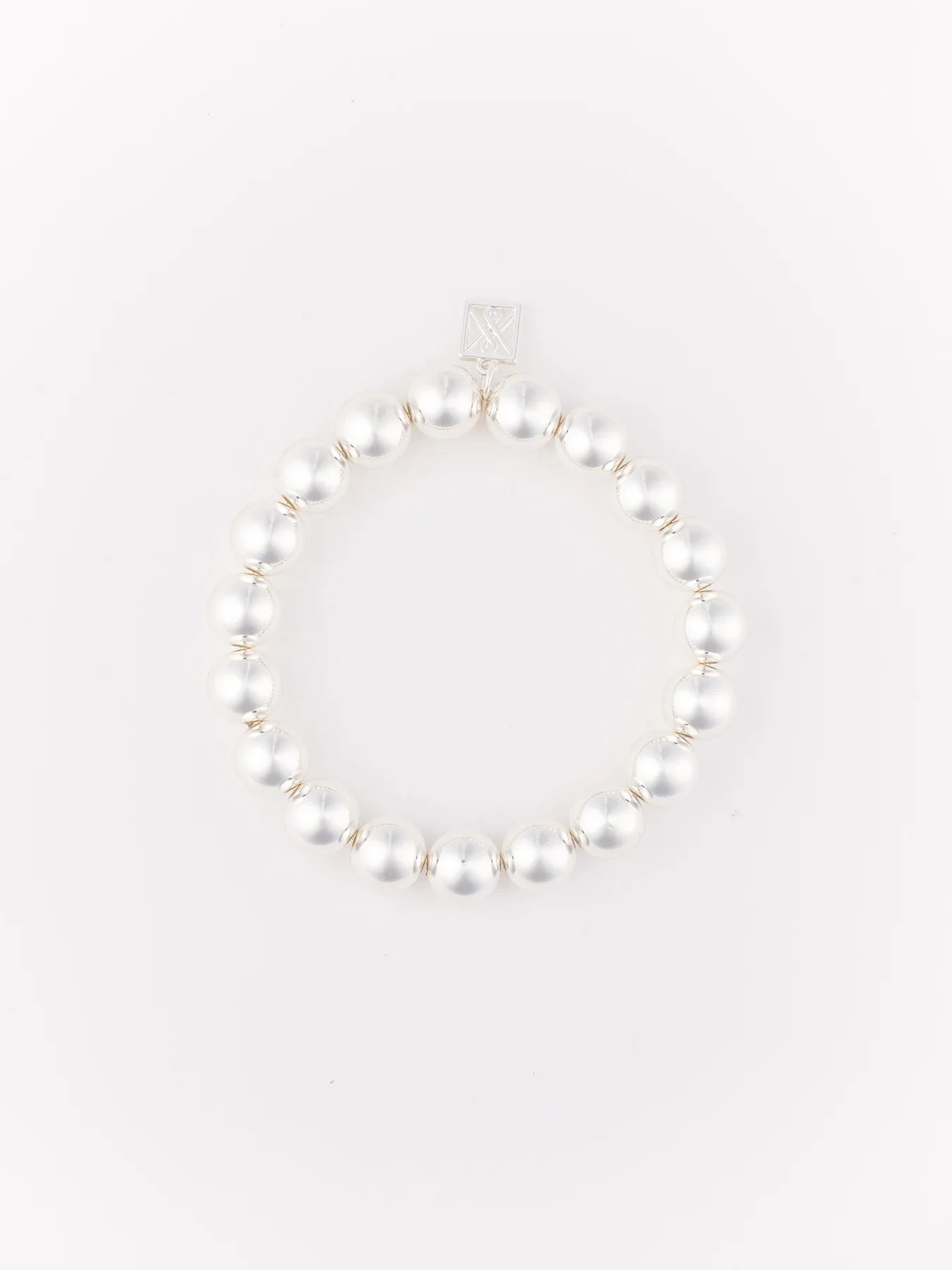 Christi Bracelet | Shiny Silver 10mm