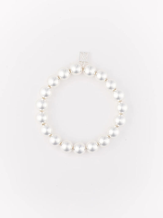 Christi Bracelet | Shiny Silver 10mm