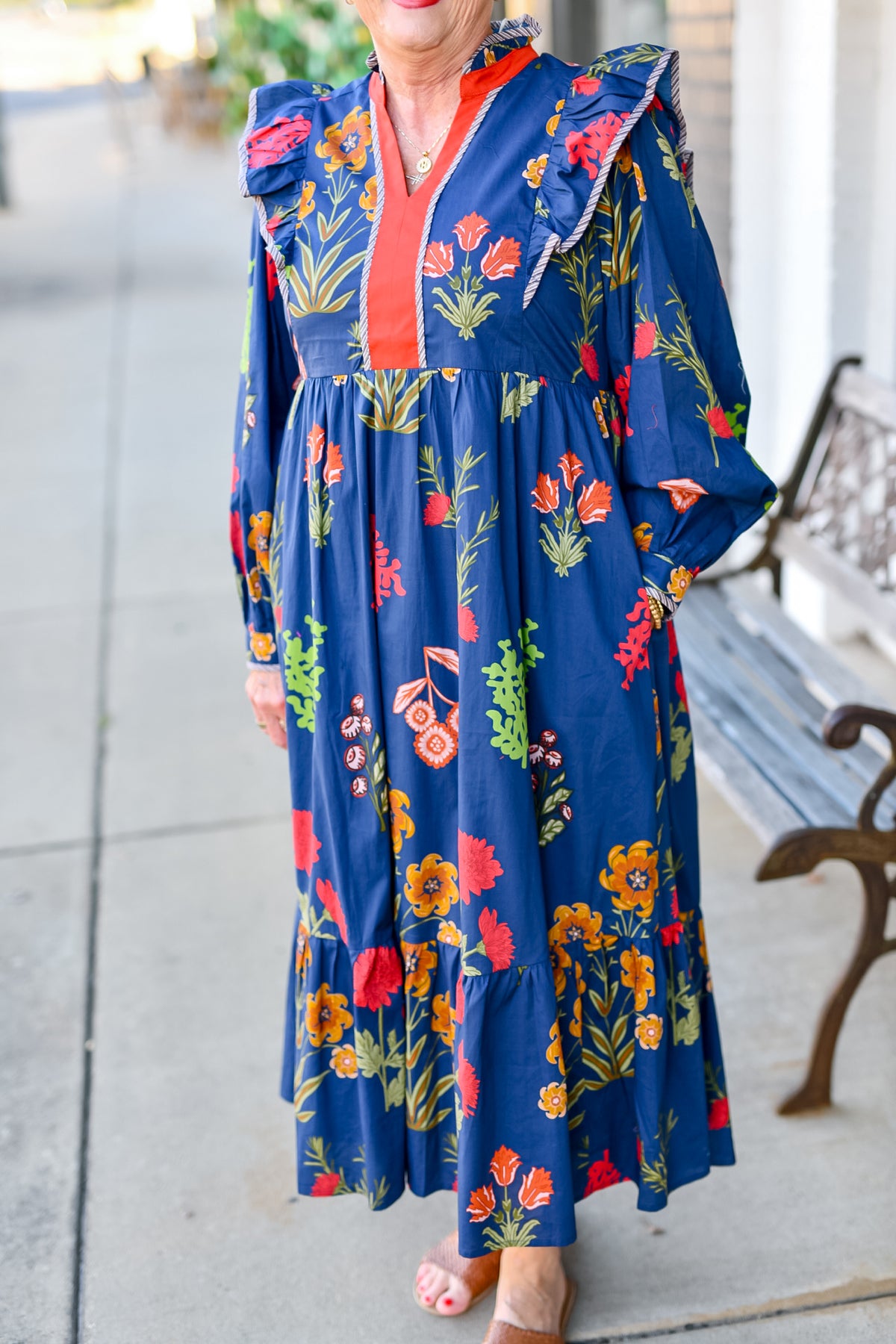 The Field of Dreams Dress in Navy