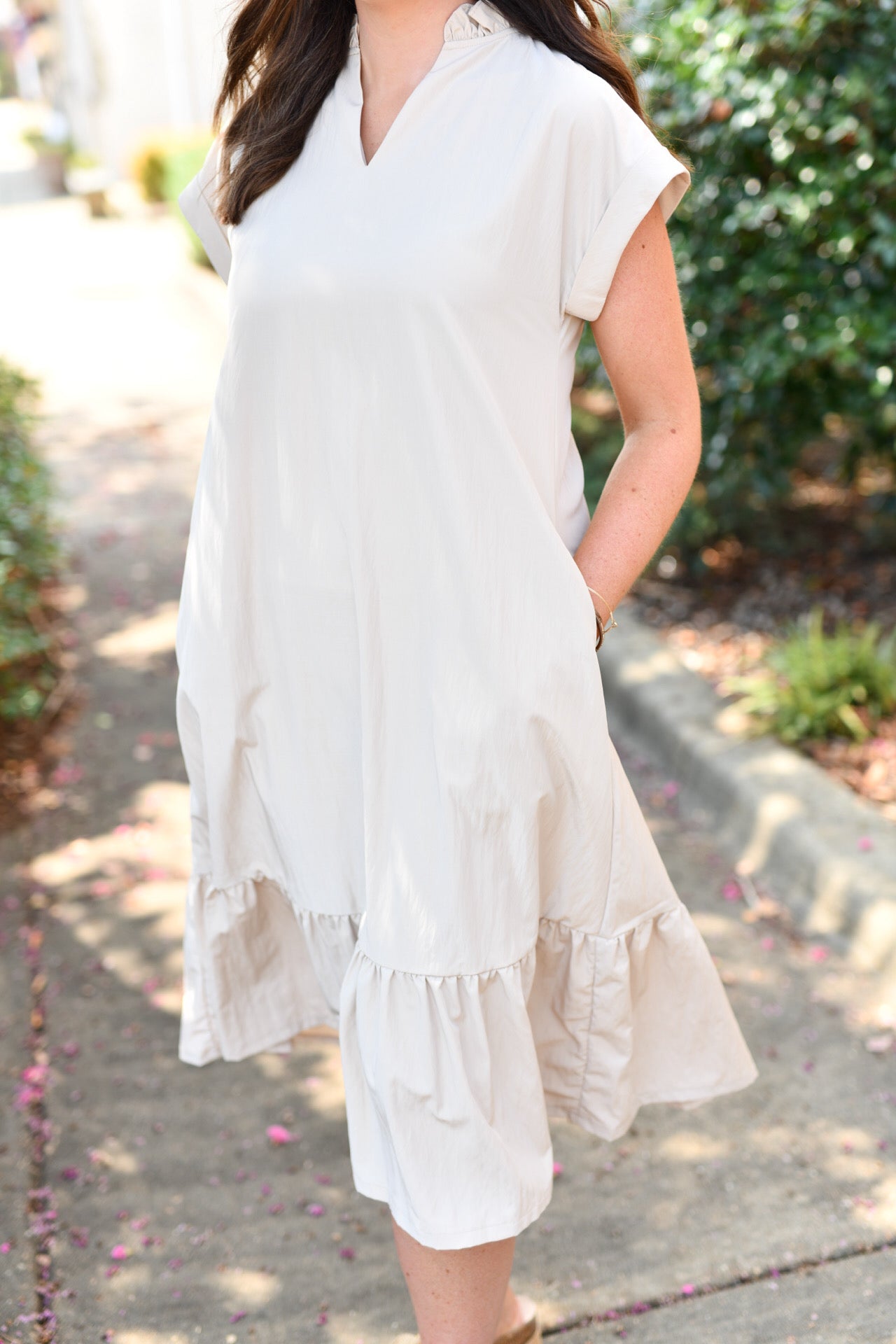 The Natural Beauty Maxi in Taupe