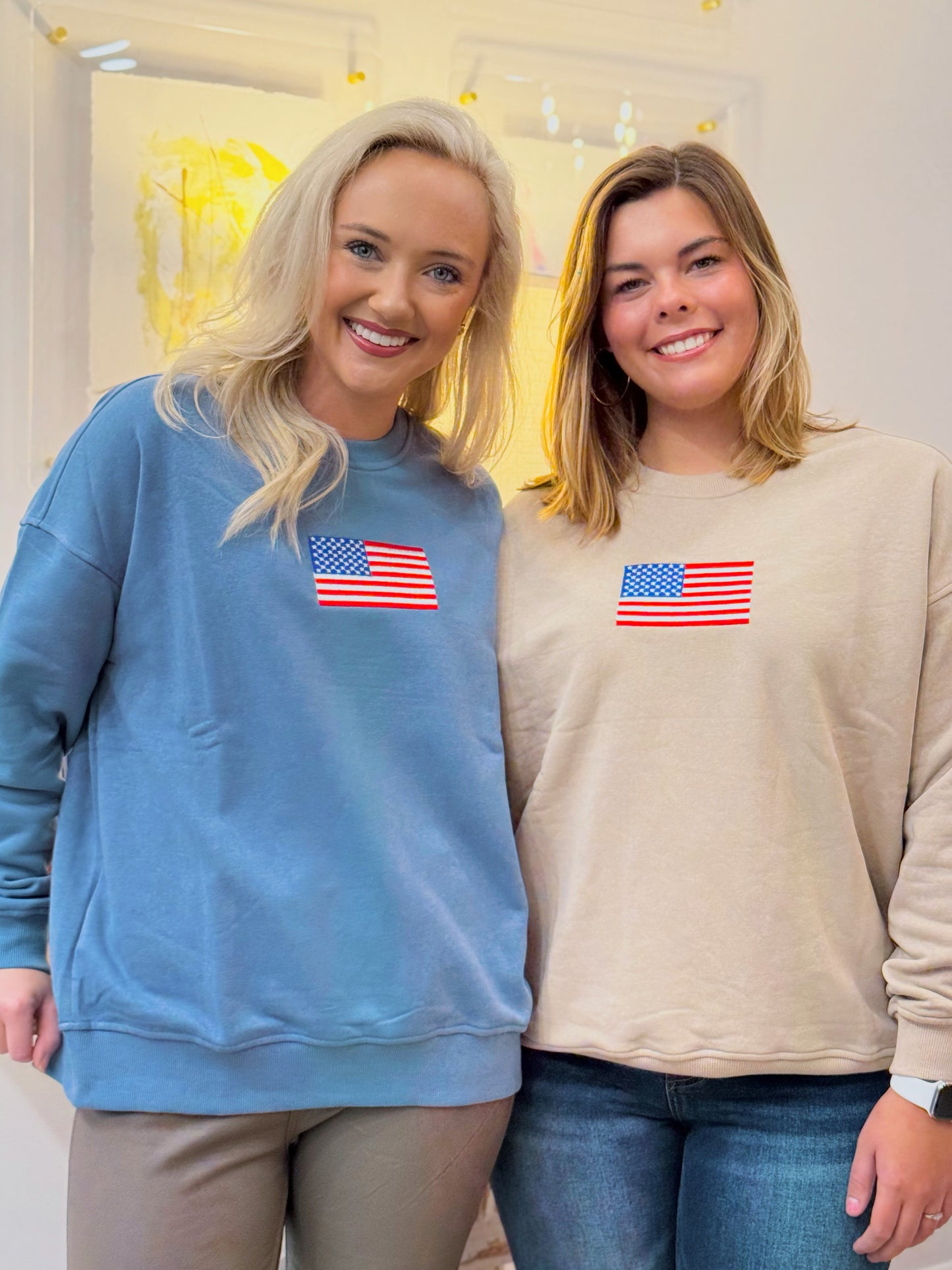 The Patriot sweatshirt in Taupe