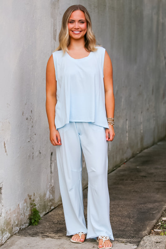 Cotton Barrel Set in Candy Blue