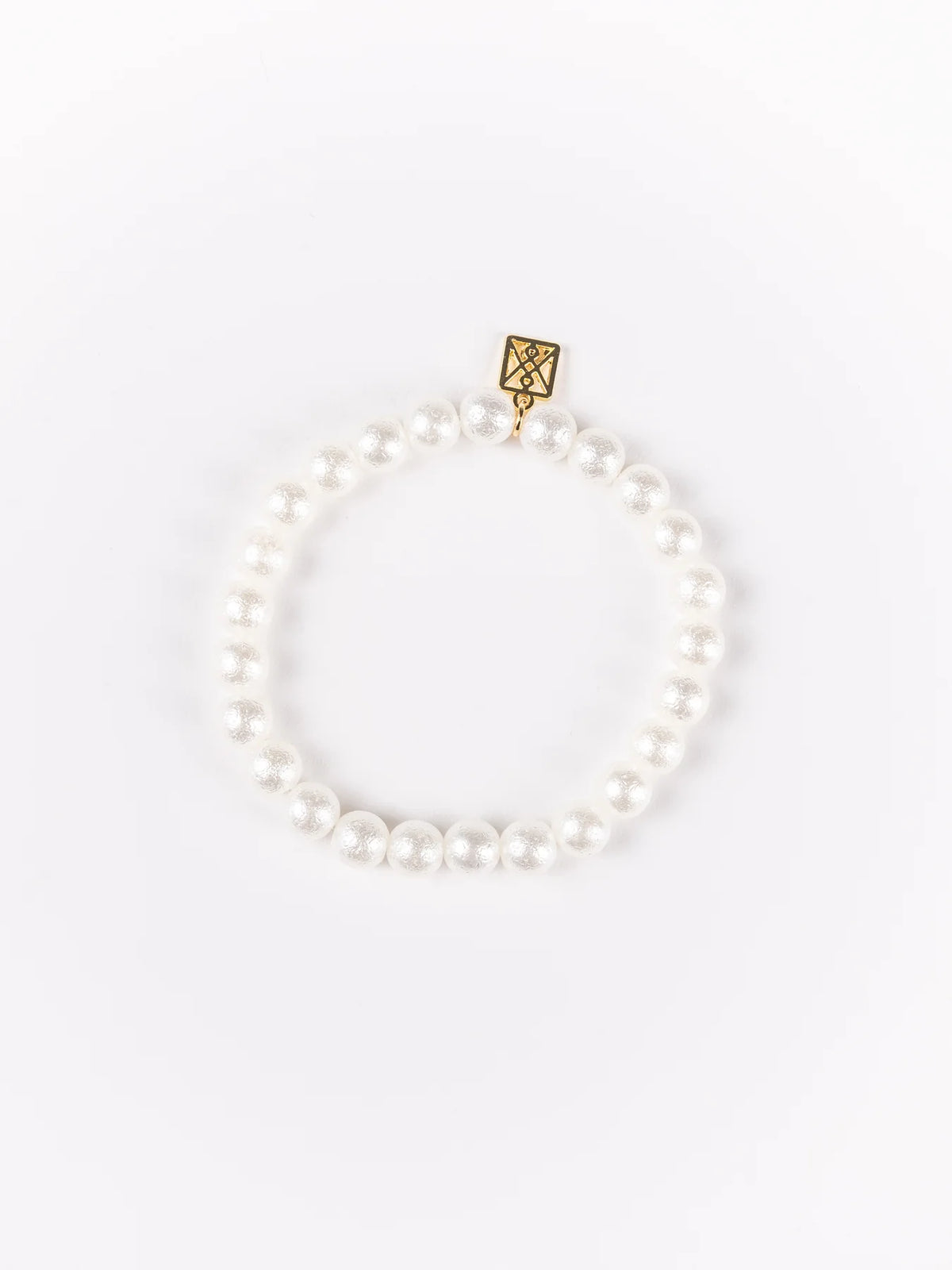 Taylor Bracelet | Cotton Pearl 5mm