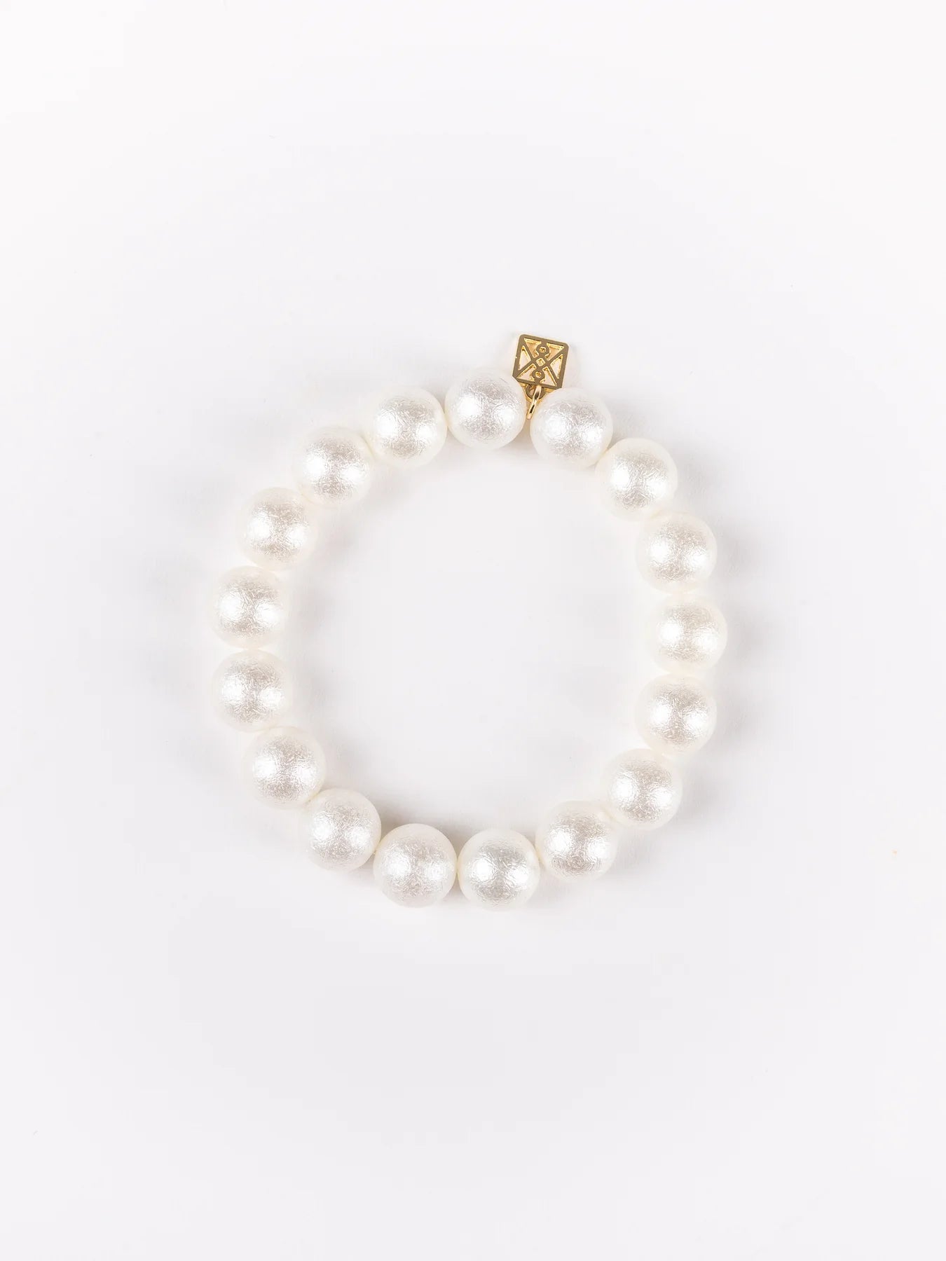 Christi Bracelet | Cotton Pearl 10mm