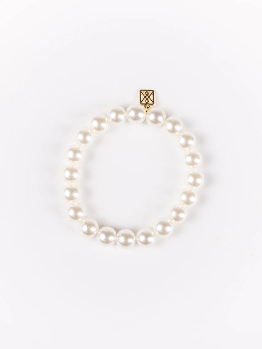Rylan Bracelet | Classic Pearl 8mm