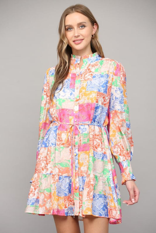 The Paisley Patch Work Dress