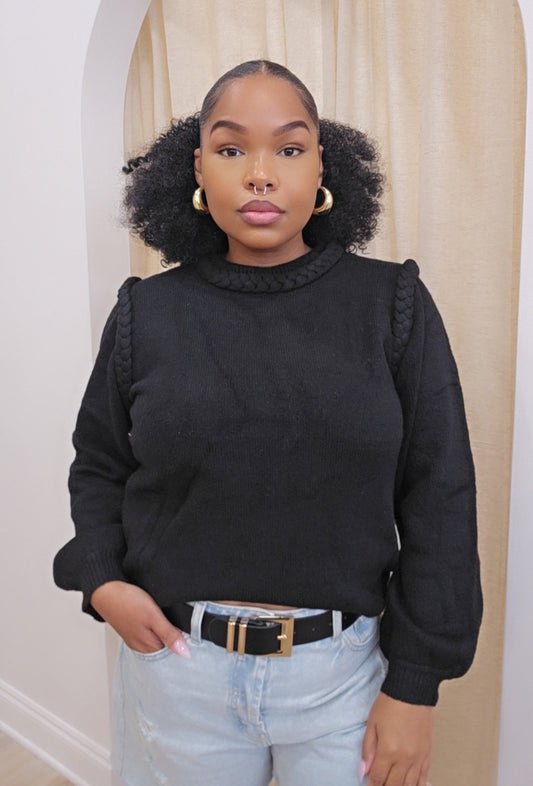 The Dana Sweater in Black