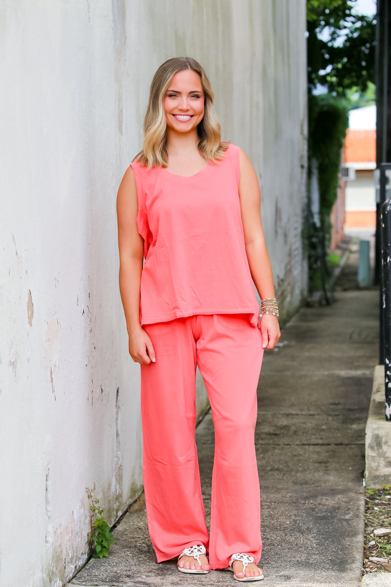 Cotton Barrel Set in Cutie Coral