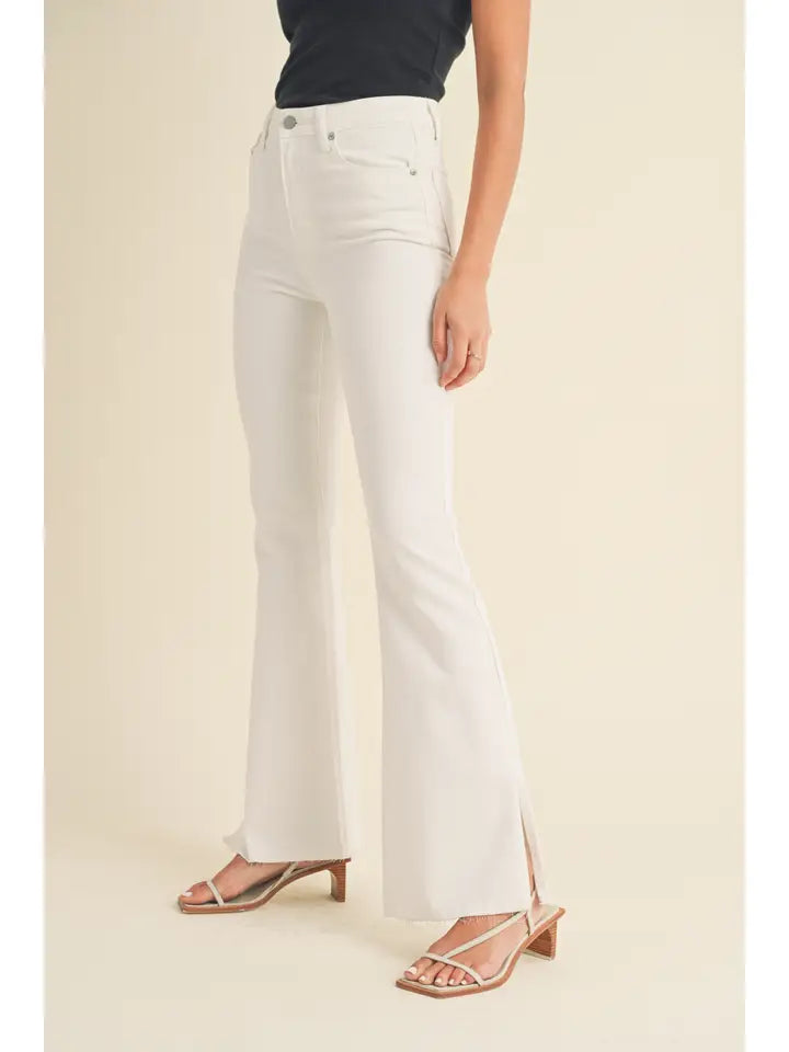 Amelia High Rise Outer Slit Flare